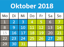 WESTspartage Kalender