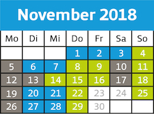 WESTspartage Kalender