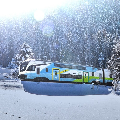 Mit der Westbahn nach Tirol