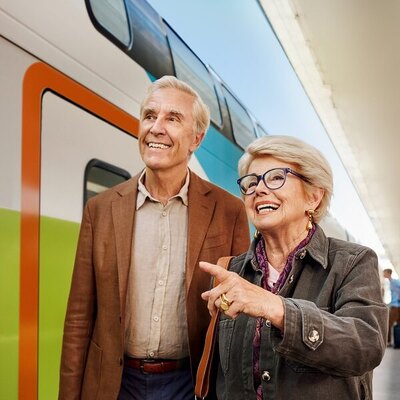 Mit der WESTbahn sparen alle ab 65