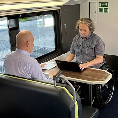 Mit PRM Begleitperson in der Westbahn
