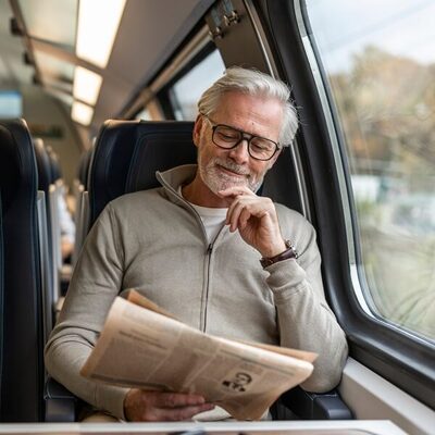 With the Westbahn, everyone aged 65 and over saves on our ticket prices With the Westbahn, everyone aged 65 and over saves on our ticket prices