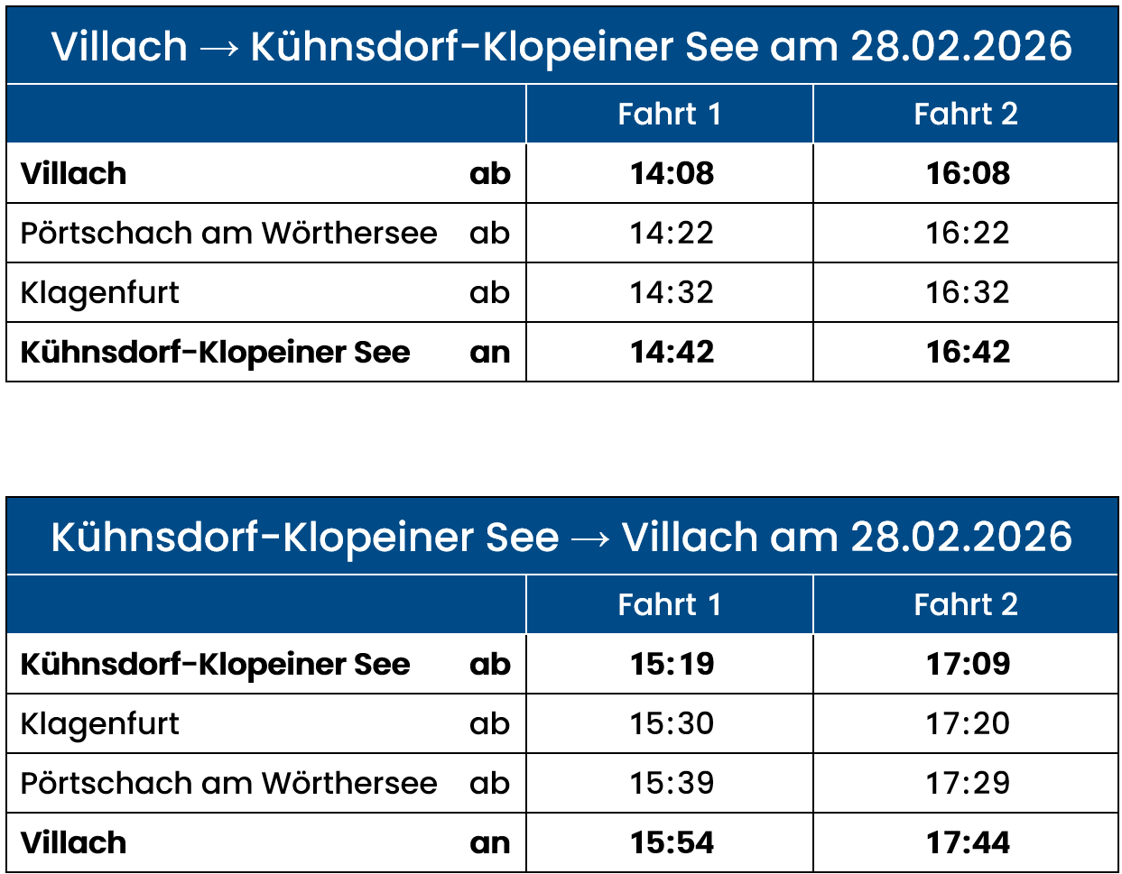 Fahrplan Publikumsfahrt Westbahn Kärnten Fahrplan Publikumsfahrt Westbahn Kärnten