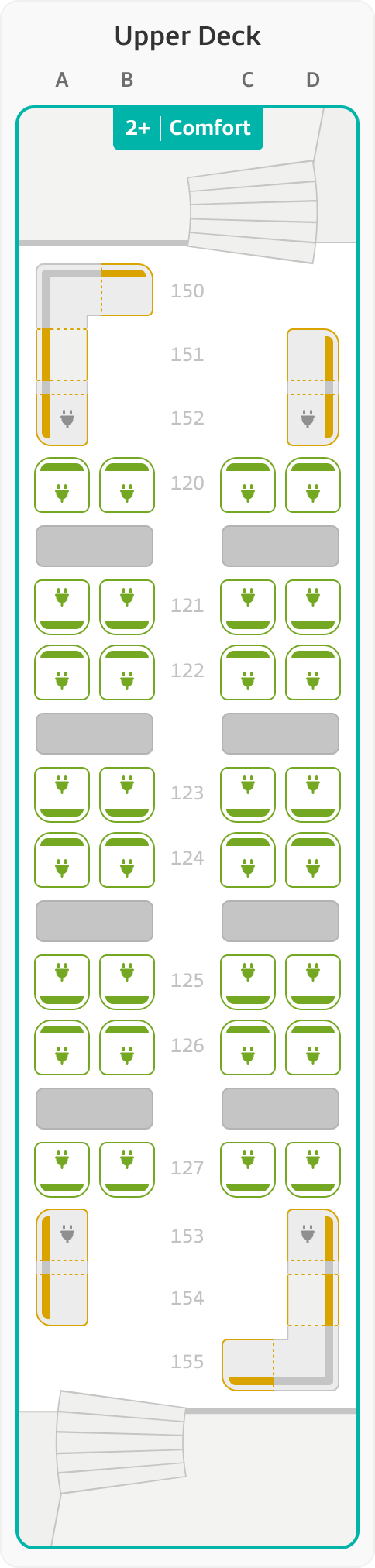 Floor plan Wagon 11 Upper Deck