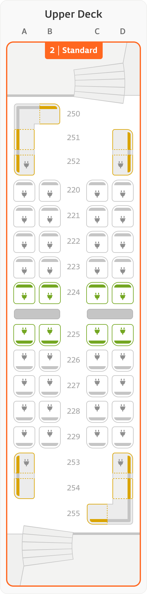 Floor plan Wagon 12 Lower Deck